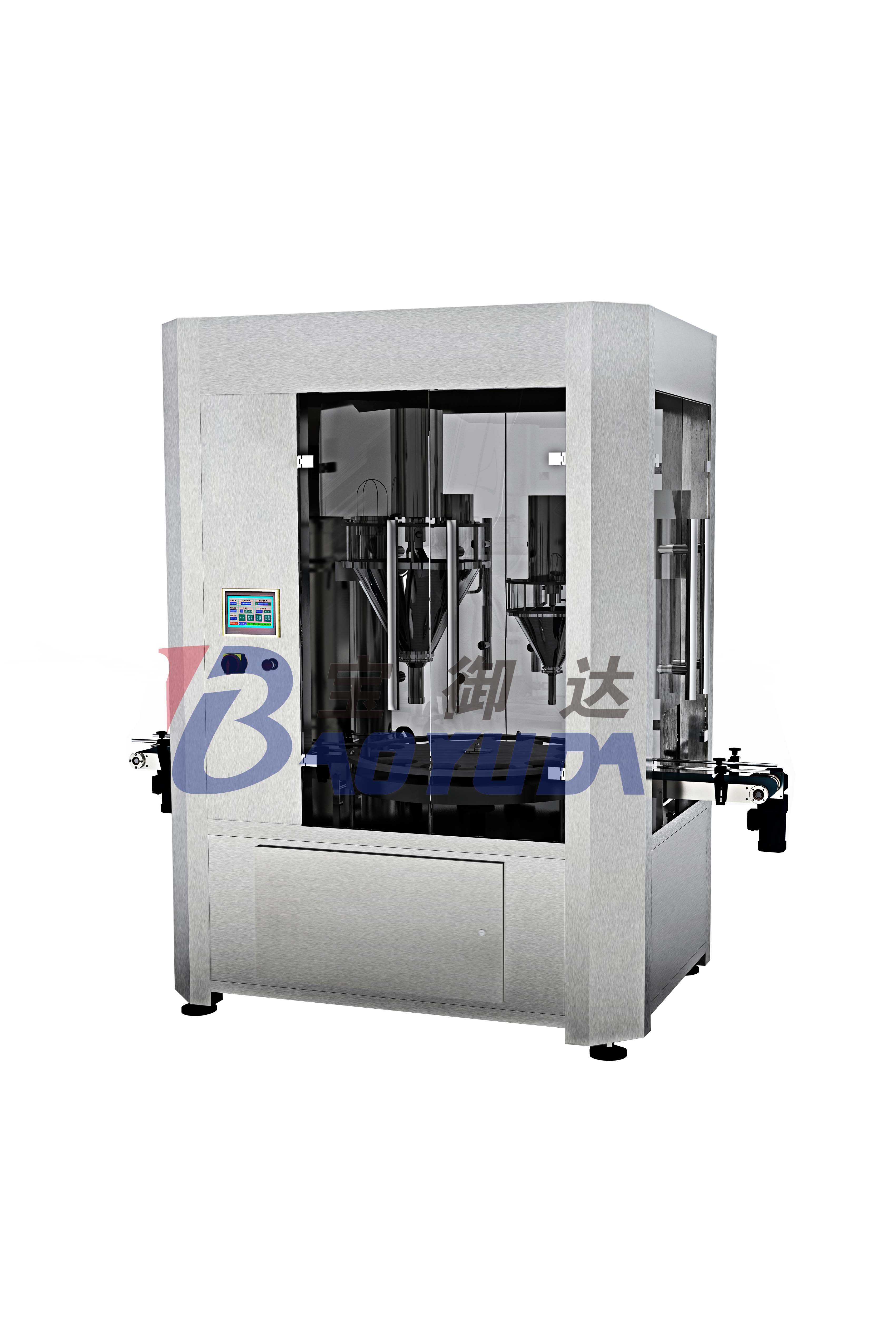 QZ-25自動(dòng)罐裝機(jī)（雙頭、轉(zhuǎn)盤式）
